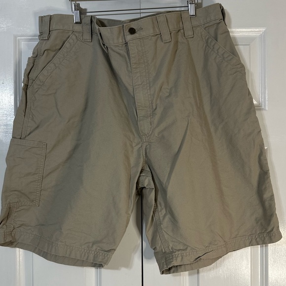 Men’s Carhartt big and tall loose fit canvas size 46 utility shorts - Picture 1 of 7